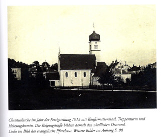 Christuskirche in Pfarrkirchen 1913